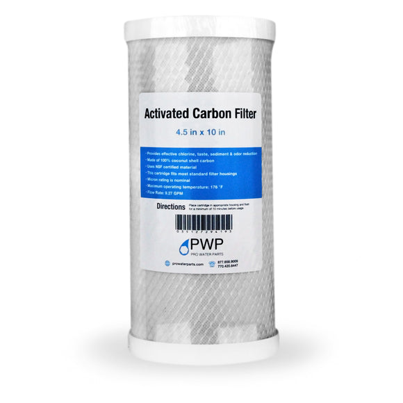 Activated Carbon Water Filter  4.5x10